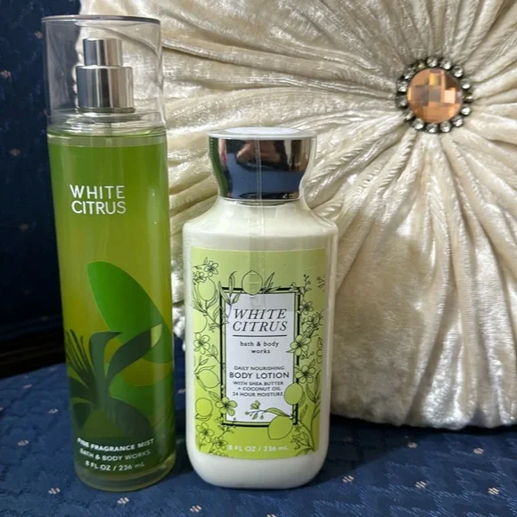 BATH & BODY WORKS SET. . . WHITE CITRUS SCENT - Picture 1 of 6